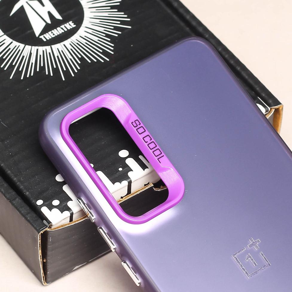 Purple Rgiem Slim Slicone Non-Yellowing Protective Case for Oneplus Nord CE 4 Lite
