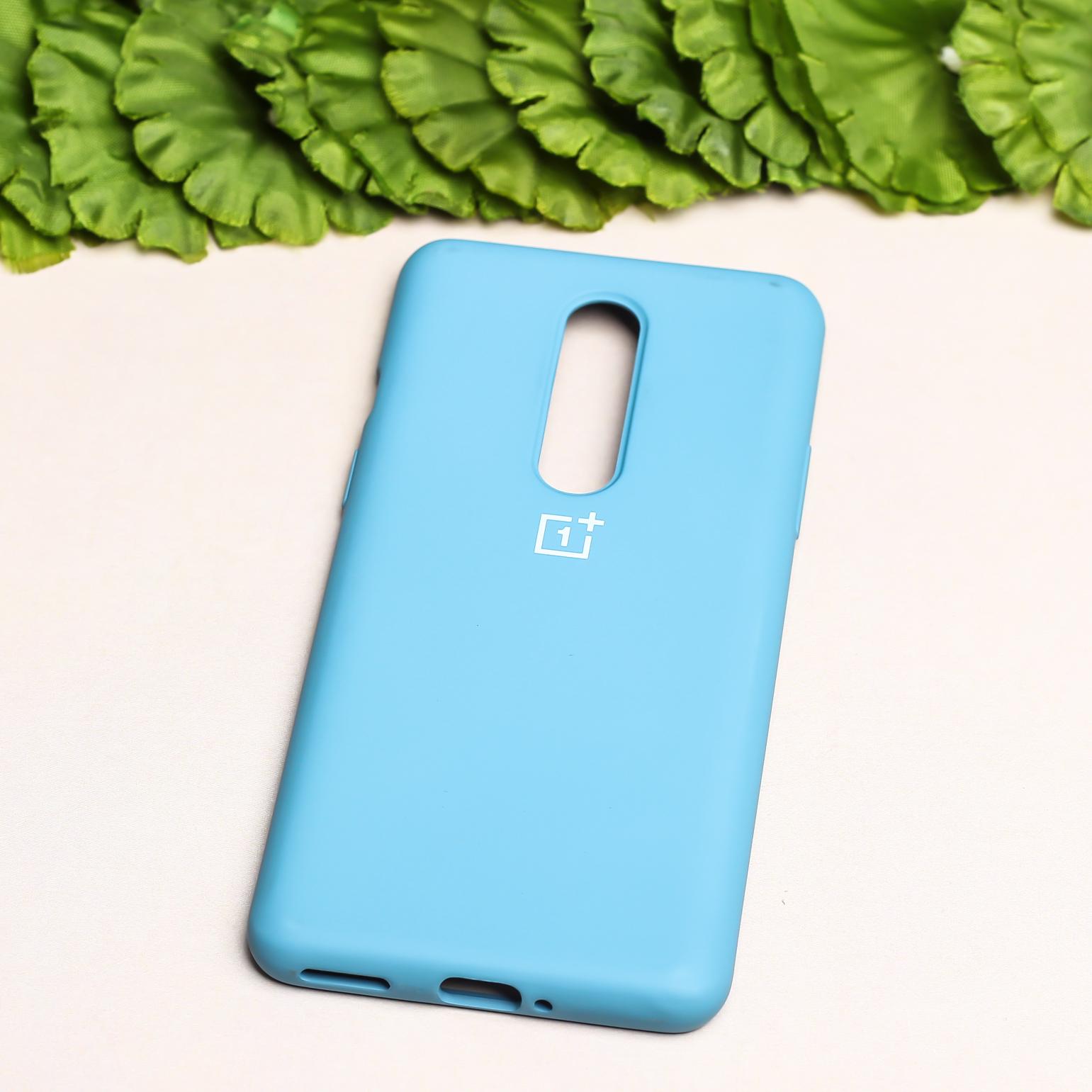 Sky Blue Original Silicone case for Oneplus 7 Pro