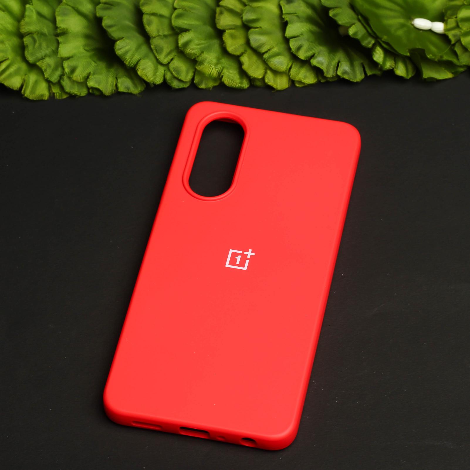Red Original Silicone Case for Oneplus Nord CE 4 Lite 5G