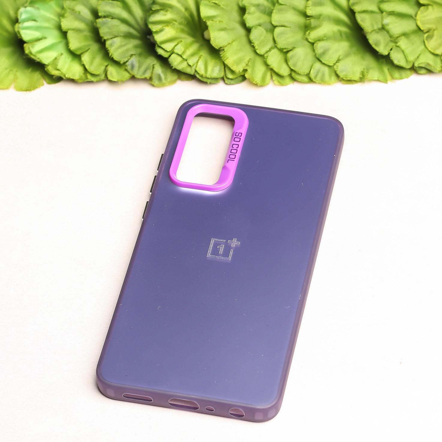 Purple Rgiem Slim Slicone Non-Yellowing Protective Case for Oneplus Nord CE 4 Lite