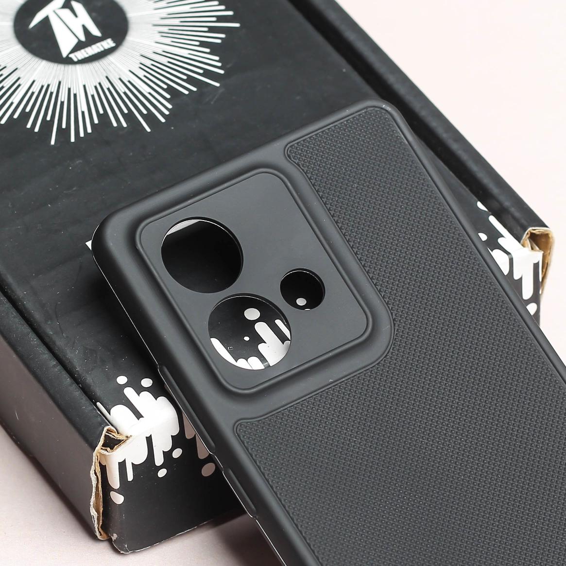Black Niukin Silicone Case for Motorola Edge 40 Neo