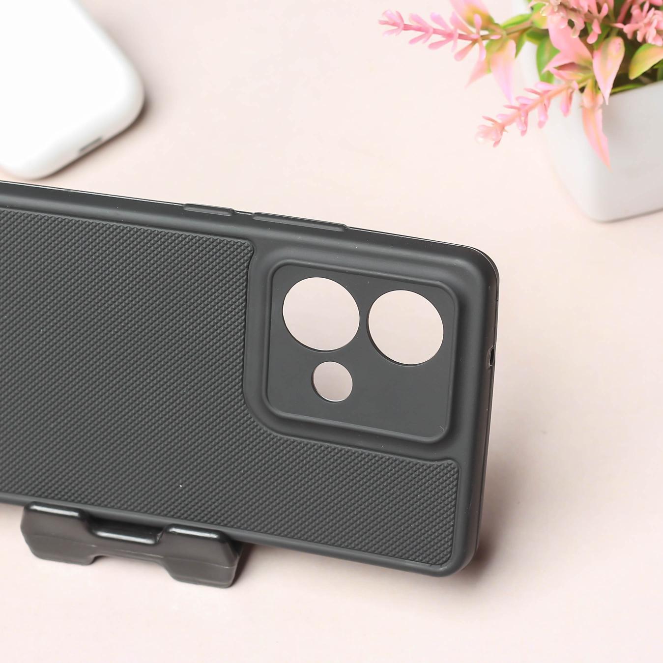 Black Niukin Silicone Case for Motorola Edge 40 Neo