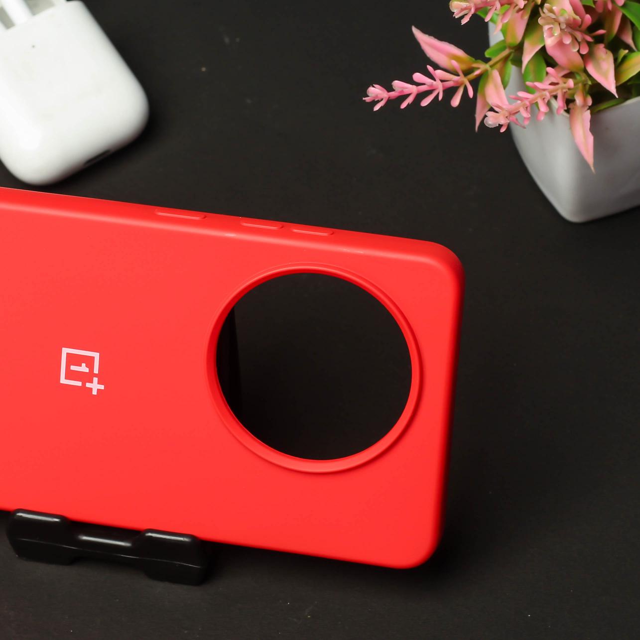 Red Original Silicone case for Oneplus 11R