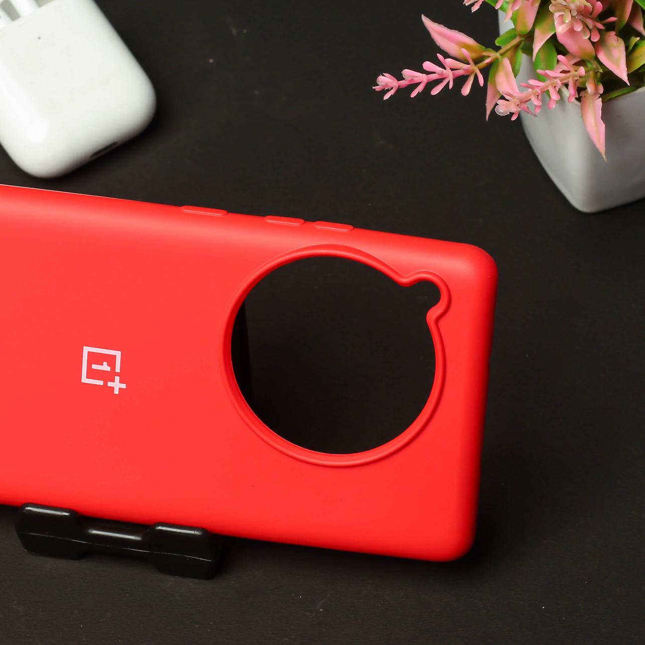 Red Original Silicone Case for Oneplus 12R