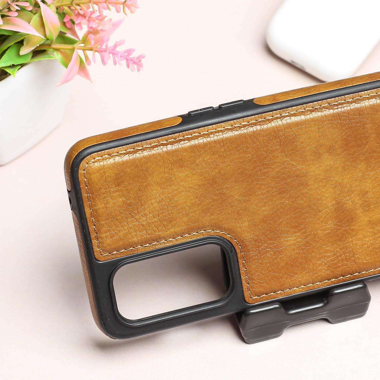 Puloka Brown Leather Case for Oneplus Nord 2