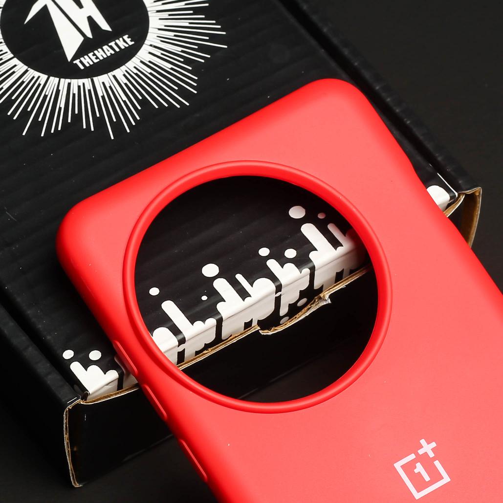 Red Original Silicone case for Oneplus 13R
