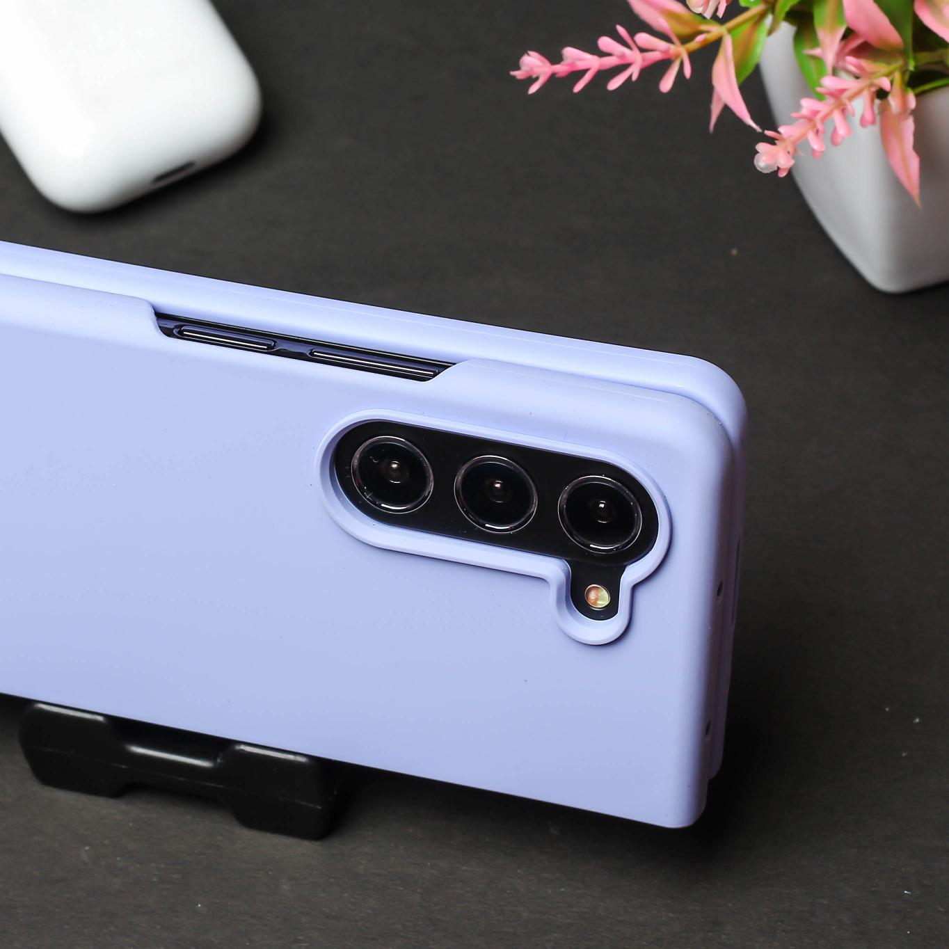 Purple Original Silicone case for Samsung Z Fold 5 5G