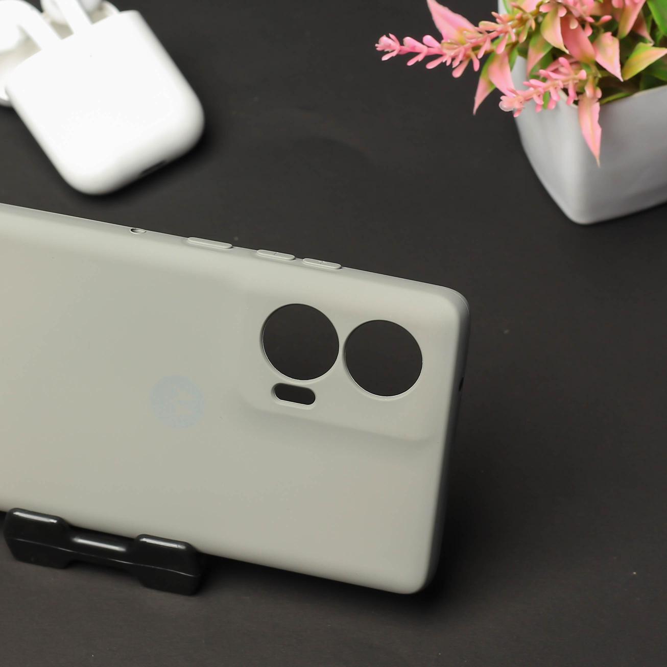 Light Brown Camera Original Silicone case for Motorola G85