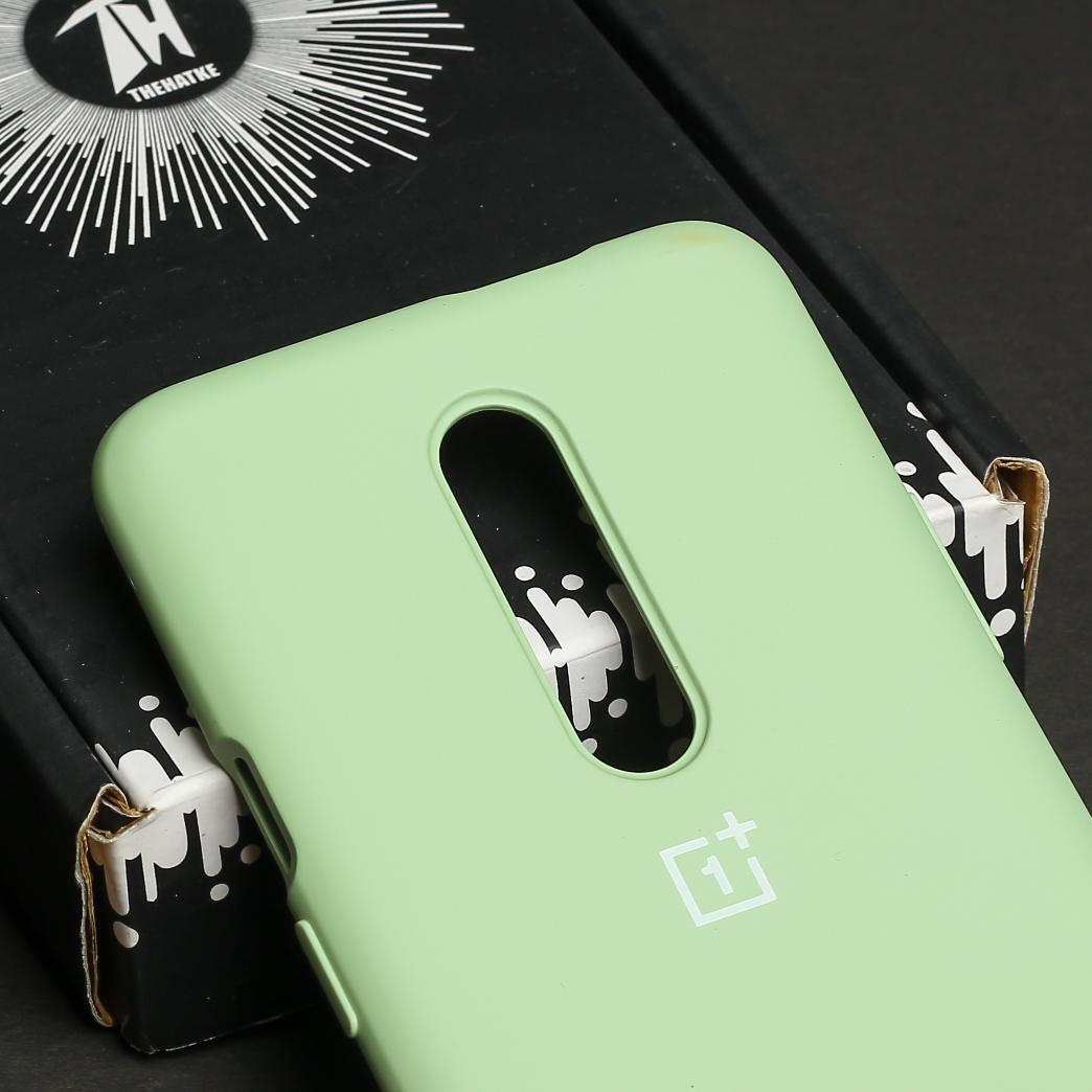 Light Green Original Silicone case for Oneplus 7 Pro