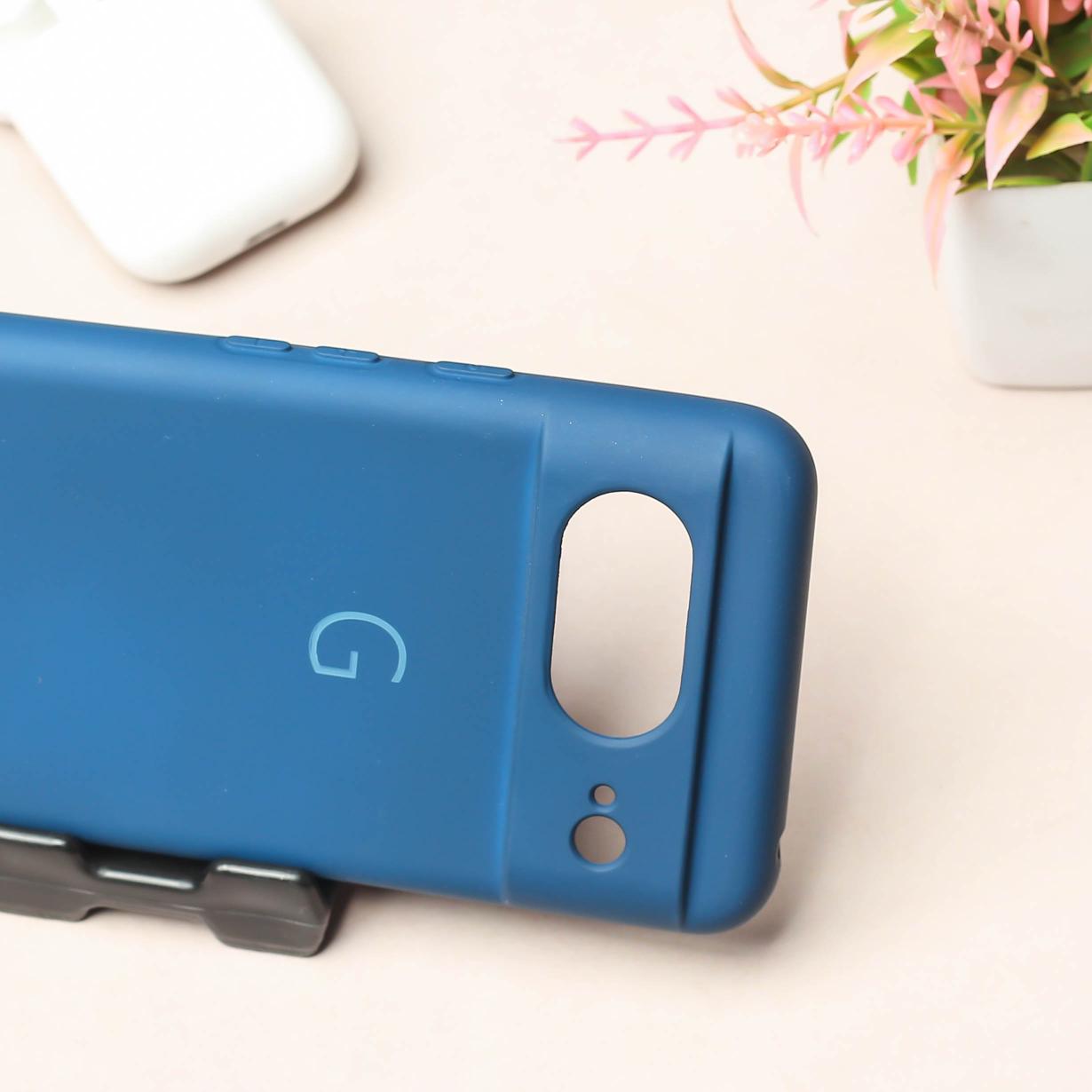 Blue Camera Original Silicone case for Google Pixel 8