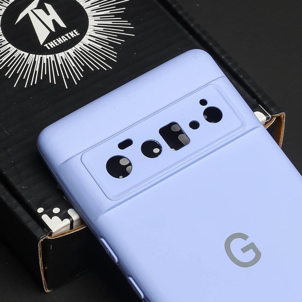 Purple Camera Original Silicone case for Google Pixel 6 Pro