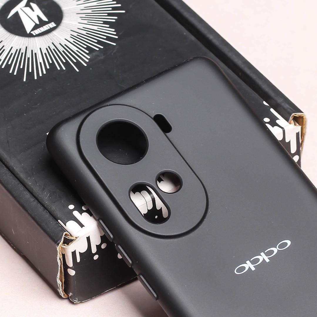 Black Camera Original Silicone case for Oppo Reno 11
