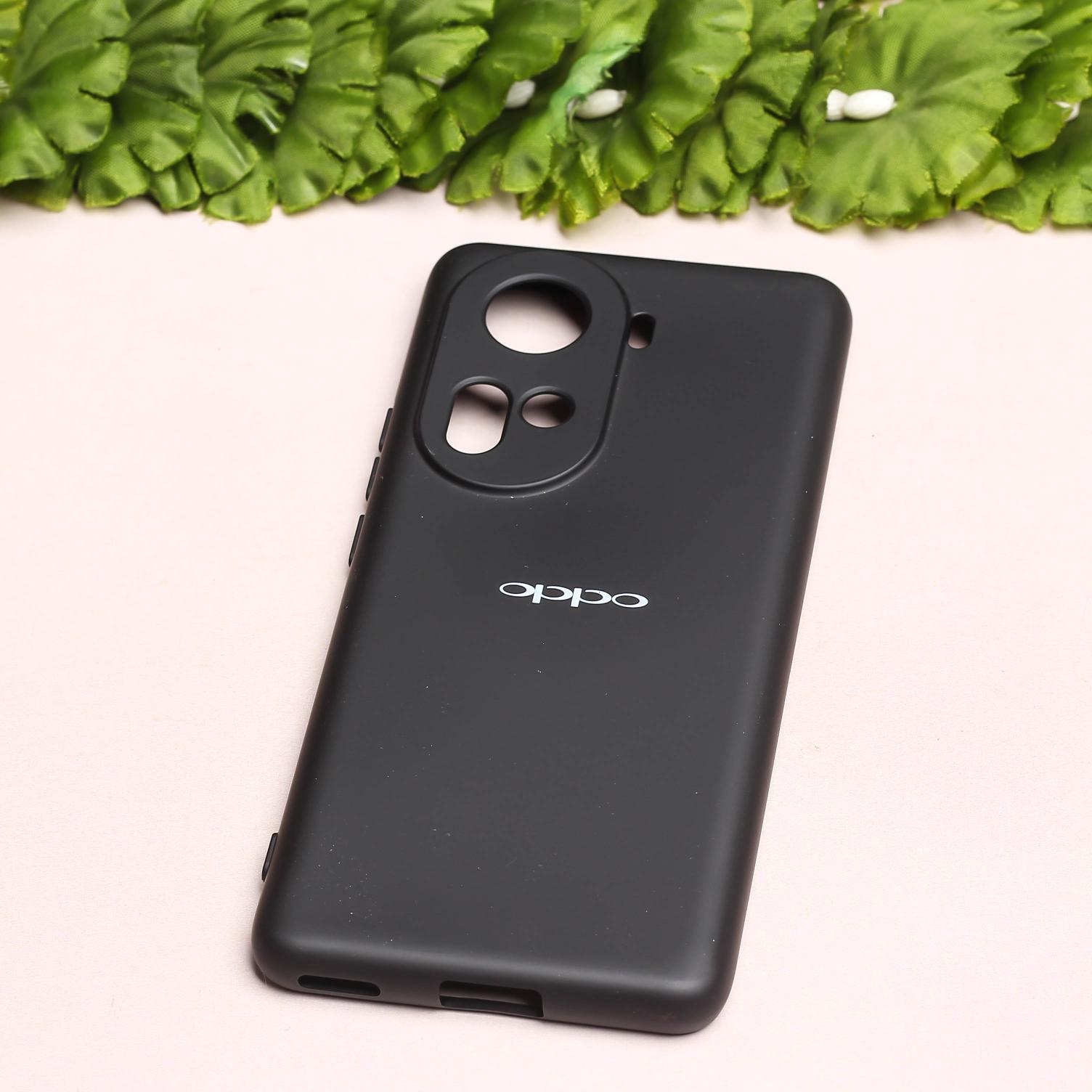 Black Camera Original Silicone case for Oppo Reno 11
