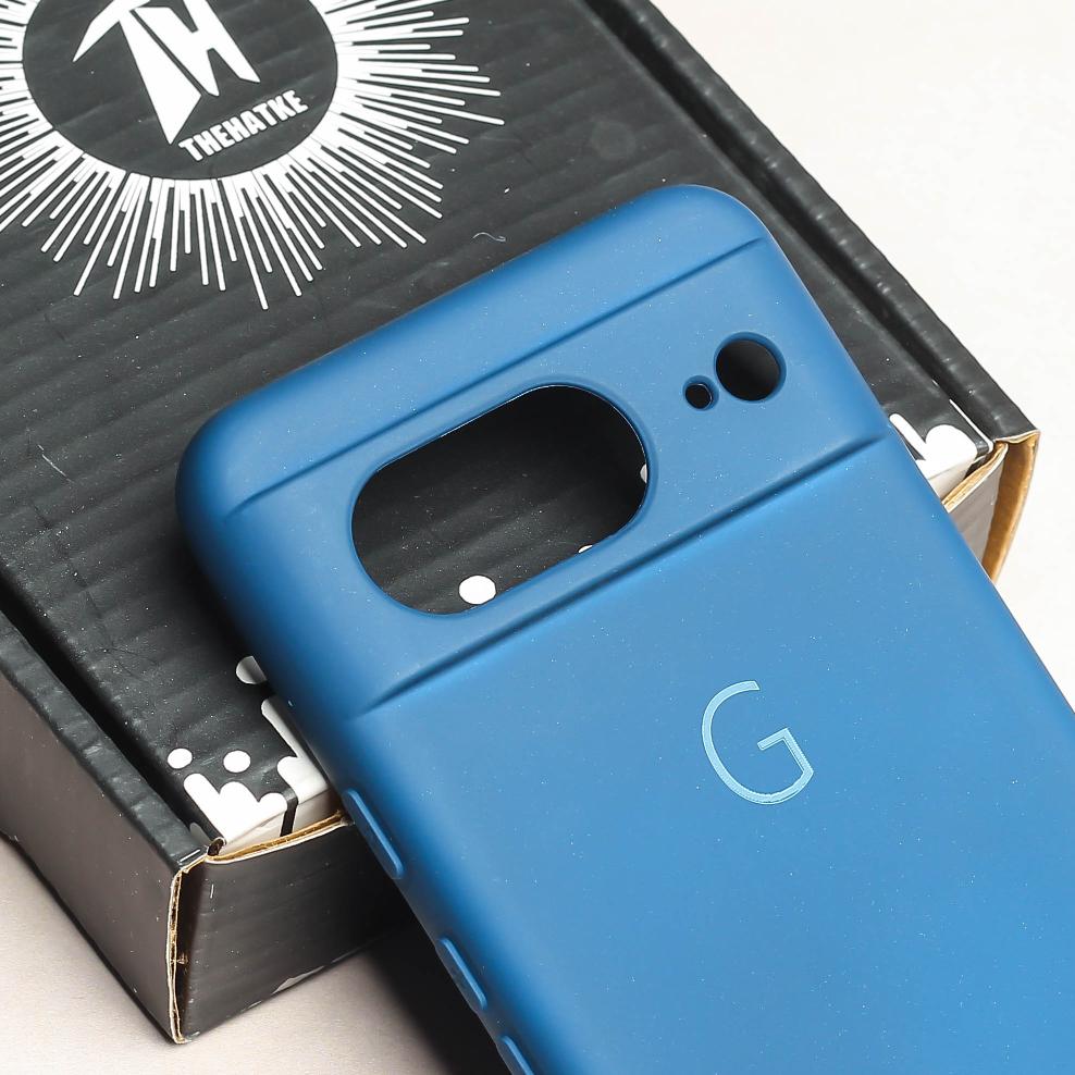 Blue Camera Original Silicone case for Google Pixel 8