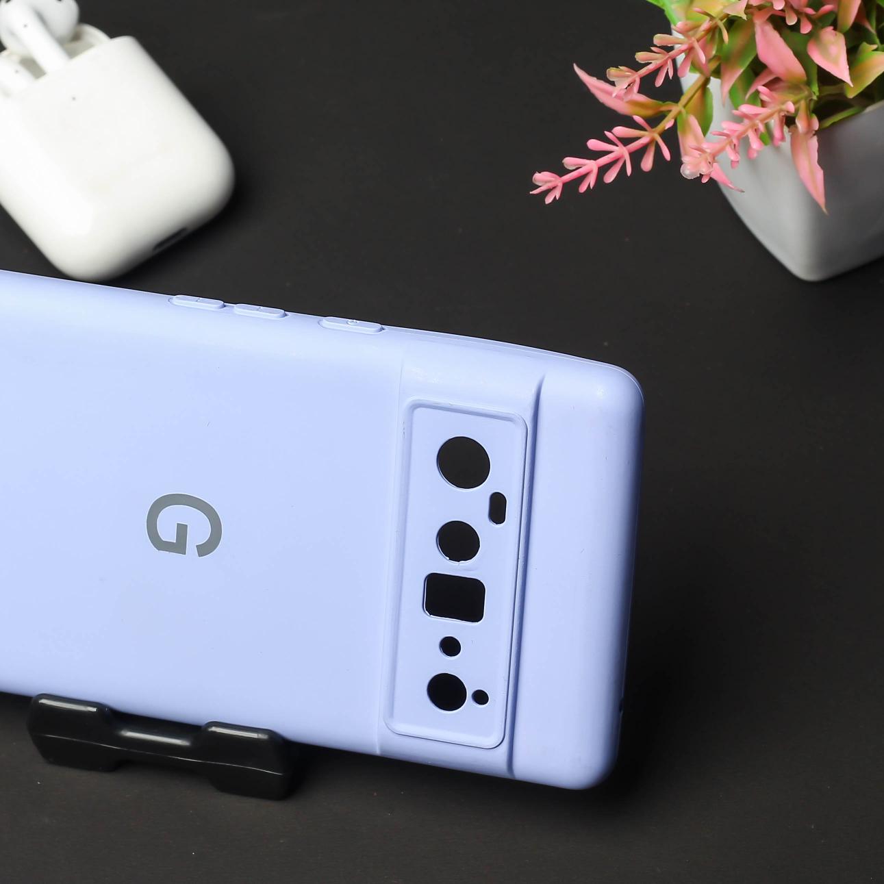 Purple Camera Original Silicone case for Google Pixel 6 Pro