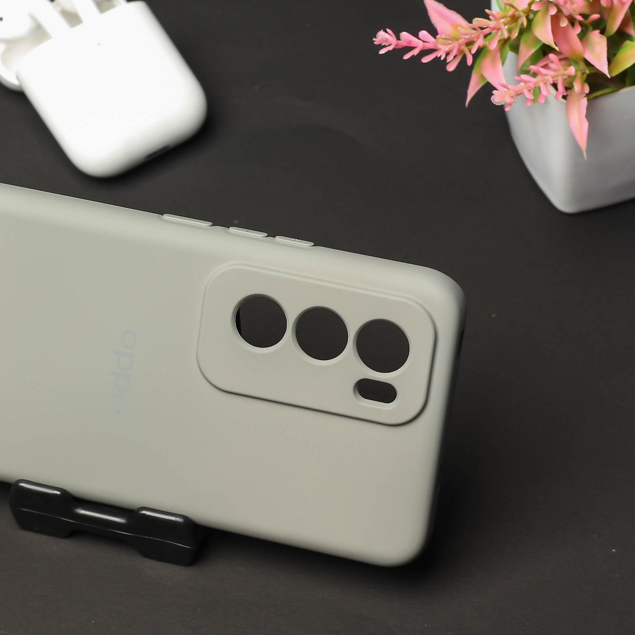 Light Brown Camera Original Silicone case for Oppo Reno 12