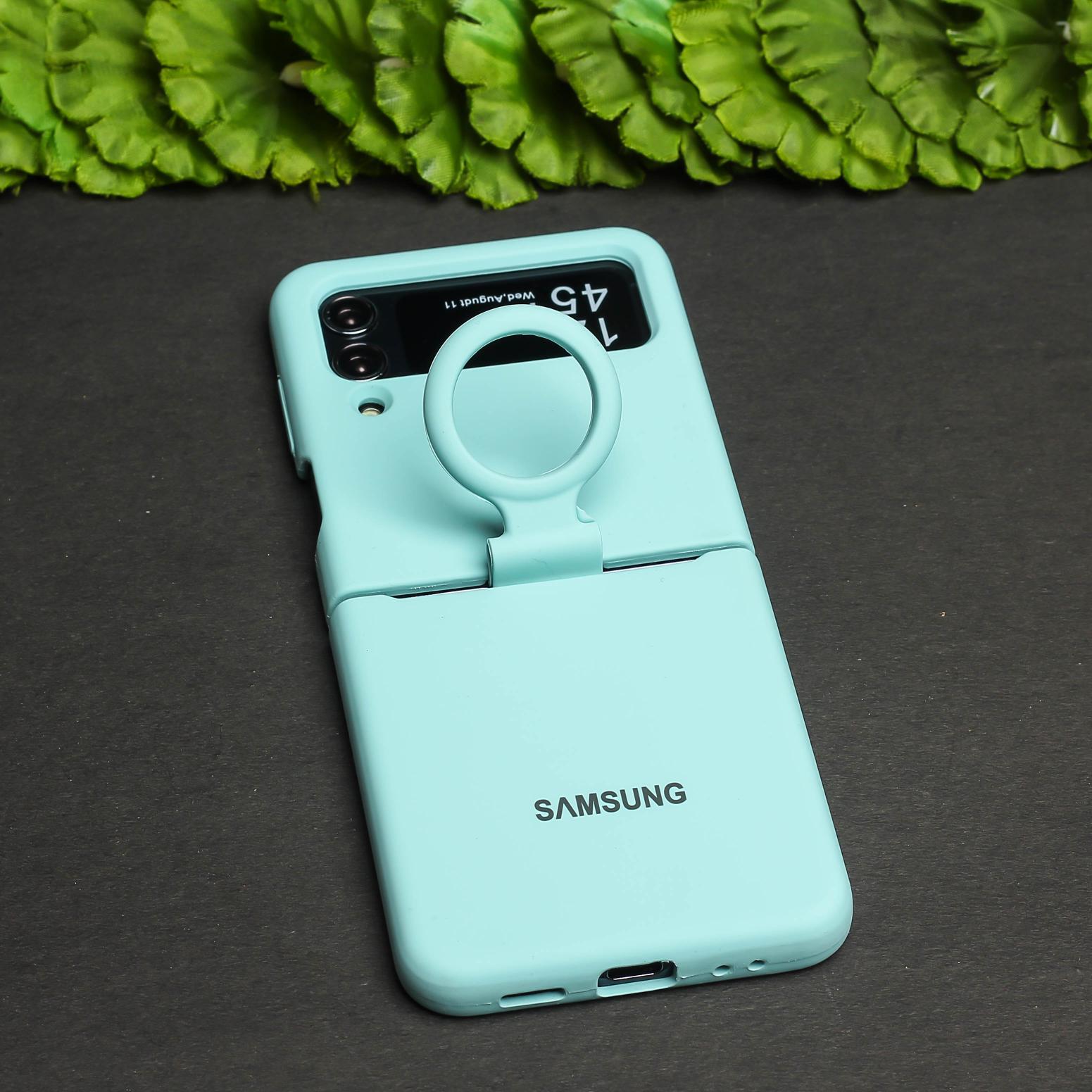 Light Blue Original Silicone case for Samsung Galaxy Z FLIP 3