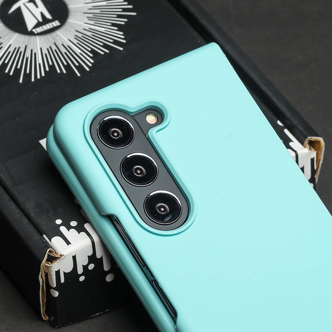 Light Blue Original Silicone case for Samsung Z Fold 5 5G