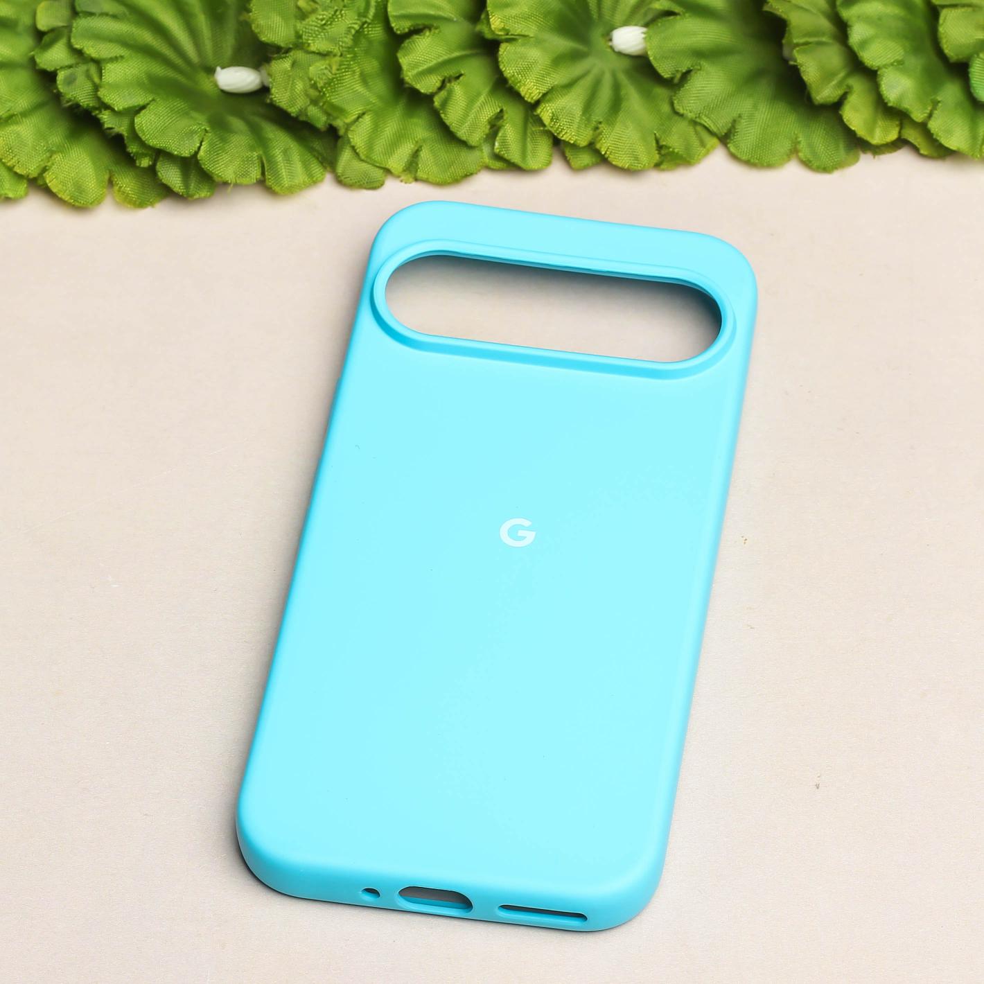 Sky Blue Original Silicone case for Google Pixel 9