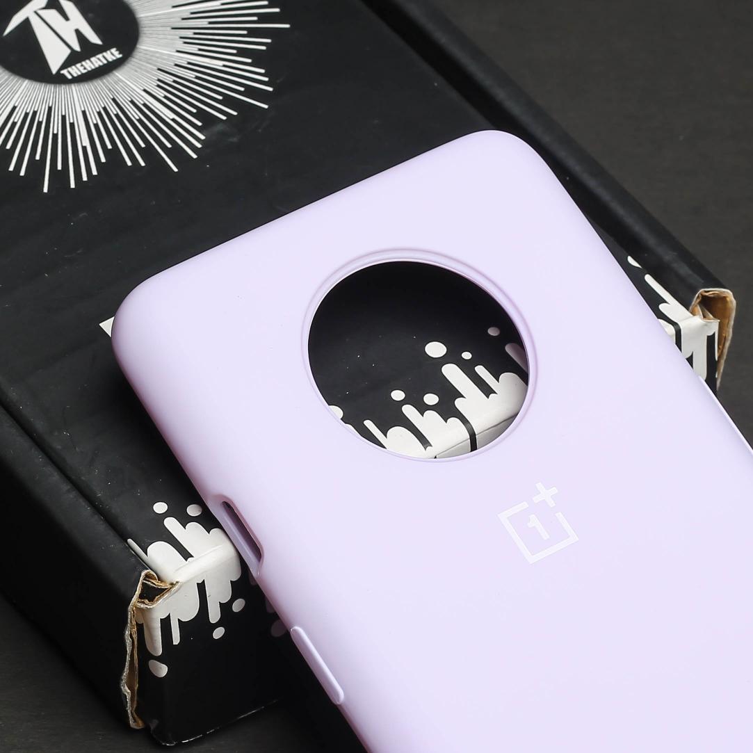 Purple Original Silicone case for Oneplus 7T