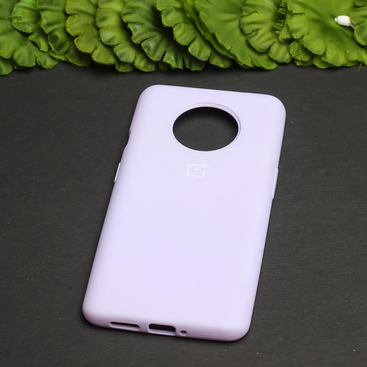 Purple Original Silicone case for Oneplus 7T