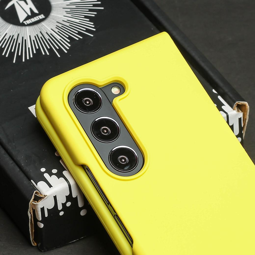 Yellow Original Silicone case for Samsung Z Fold 5 5G