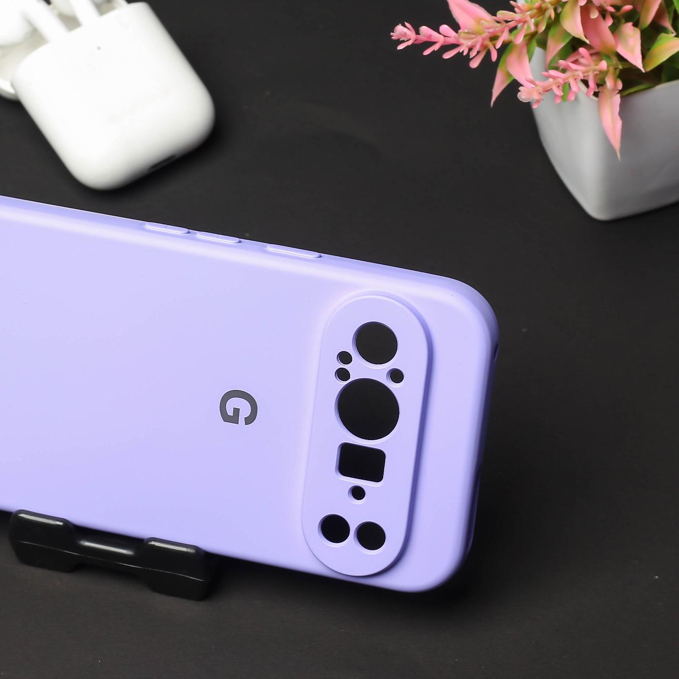 Purple Camera Original Silicone case for Google Pixel 9