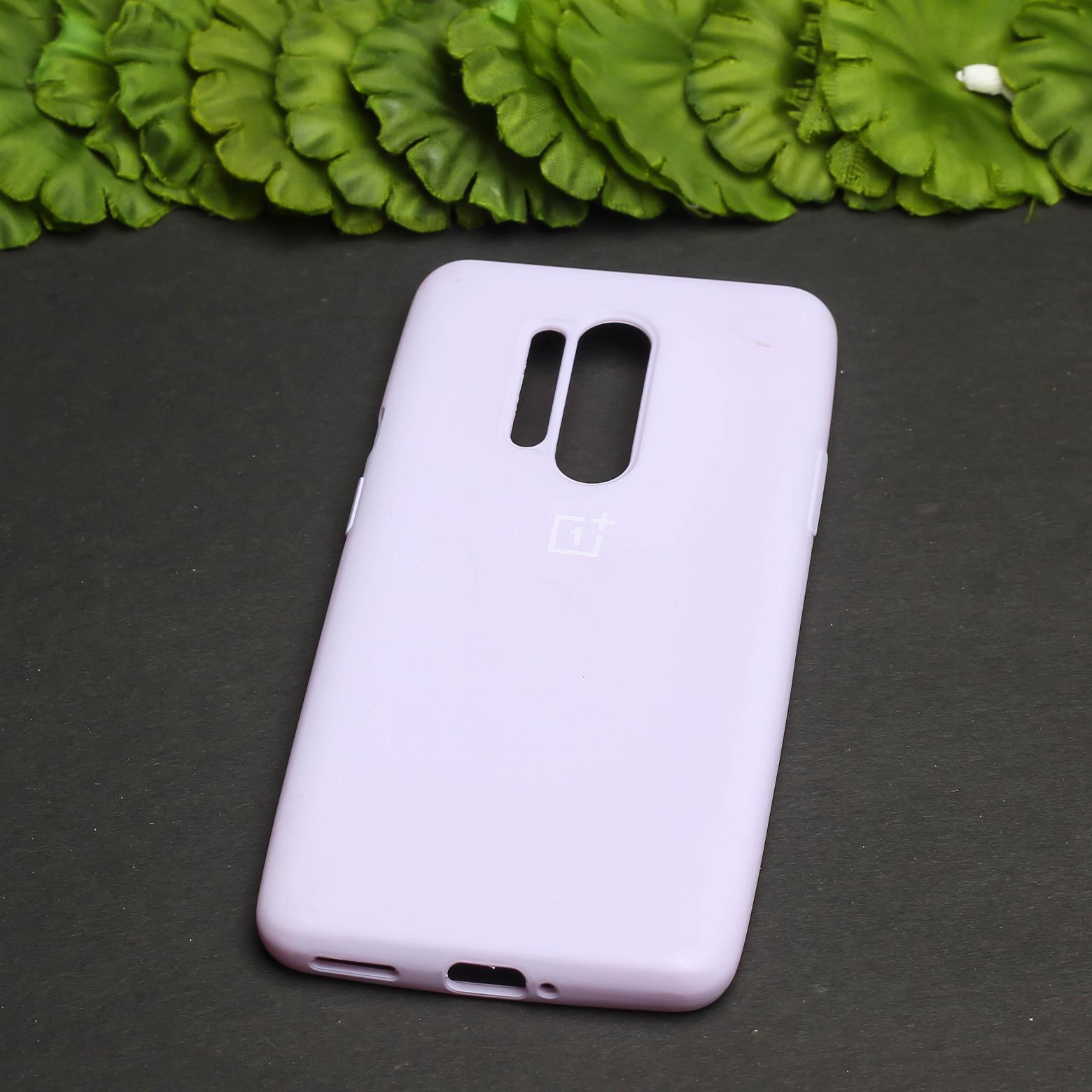 Purple Original Silicone case for Oneplus 8 Pro