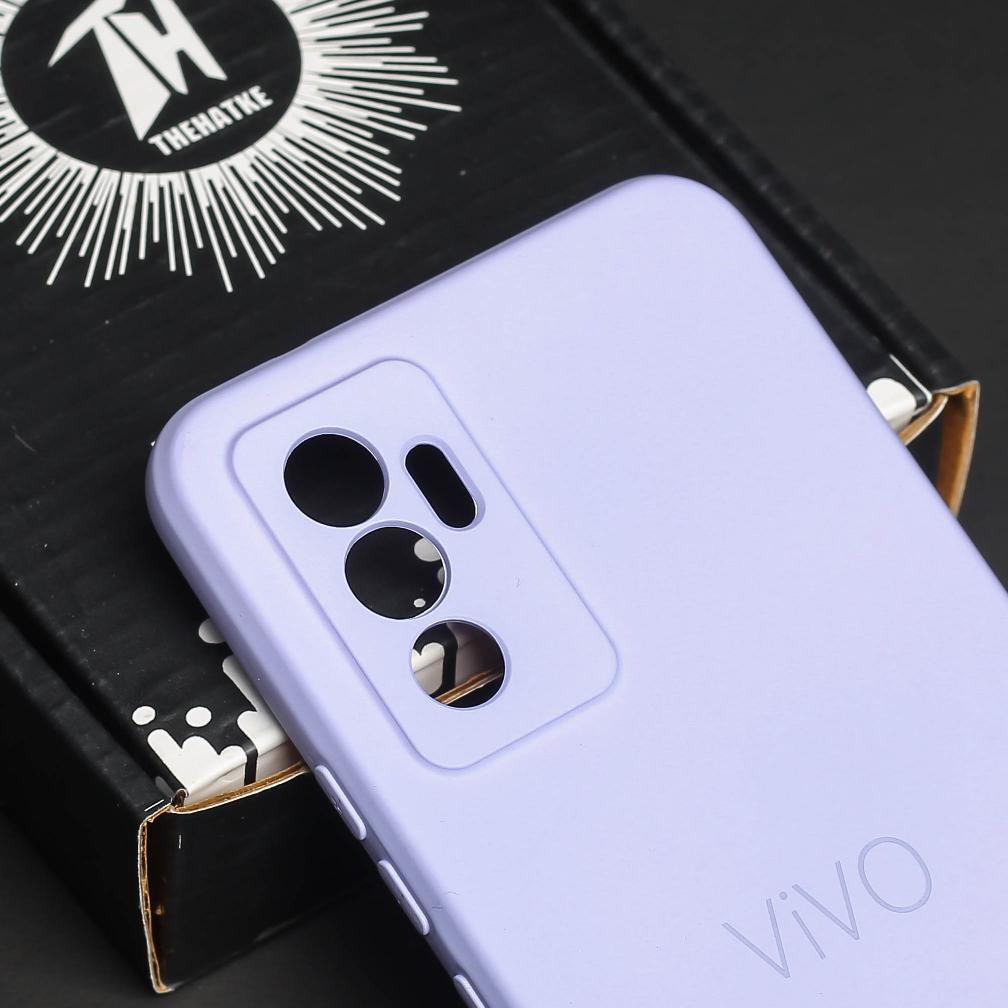 Purple Camera Original Silicone case for Vivo V23e