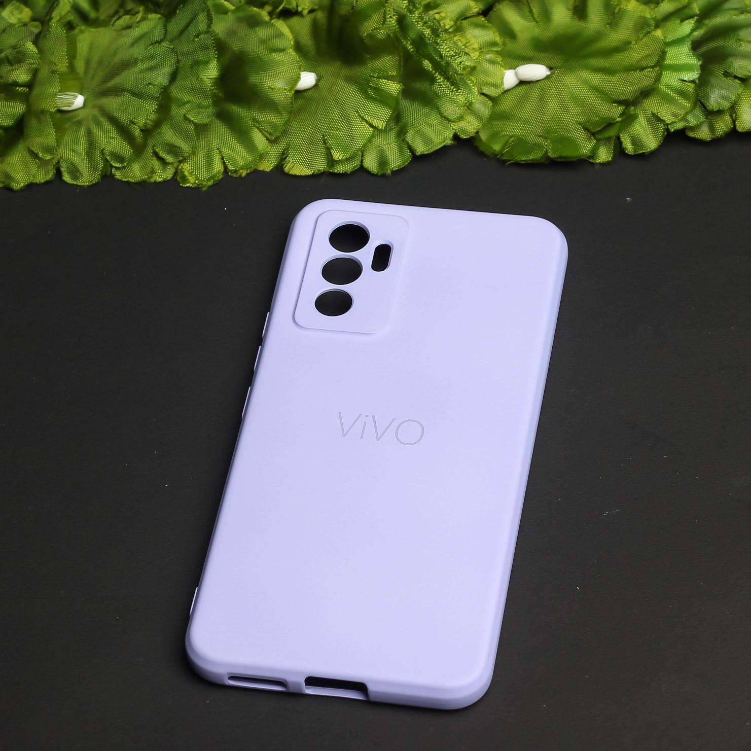 Purple Camera Original Silicone case for Vivo V23e