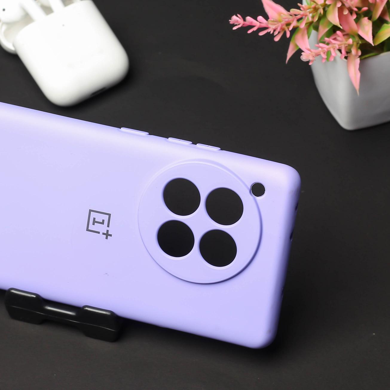 Purple Camera Original Silicone case for Oneplus 12