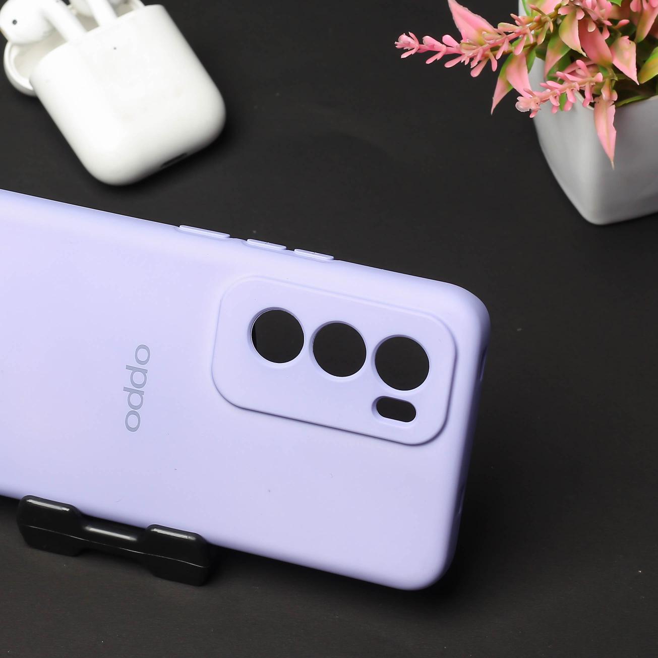 Purple Camera Original Silicone case for Oppo Reno 12