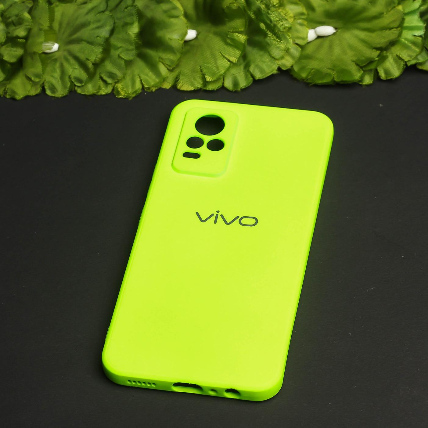 Neon Green Camera Original Silicone case for Vivo V20