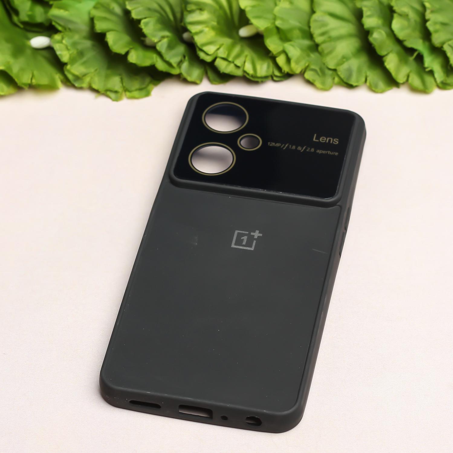 Spoov Luxury Black Camera Silicone Case for Oneplus Nord CE 3 Lite