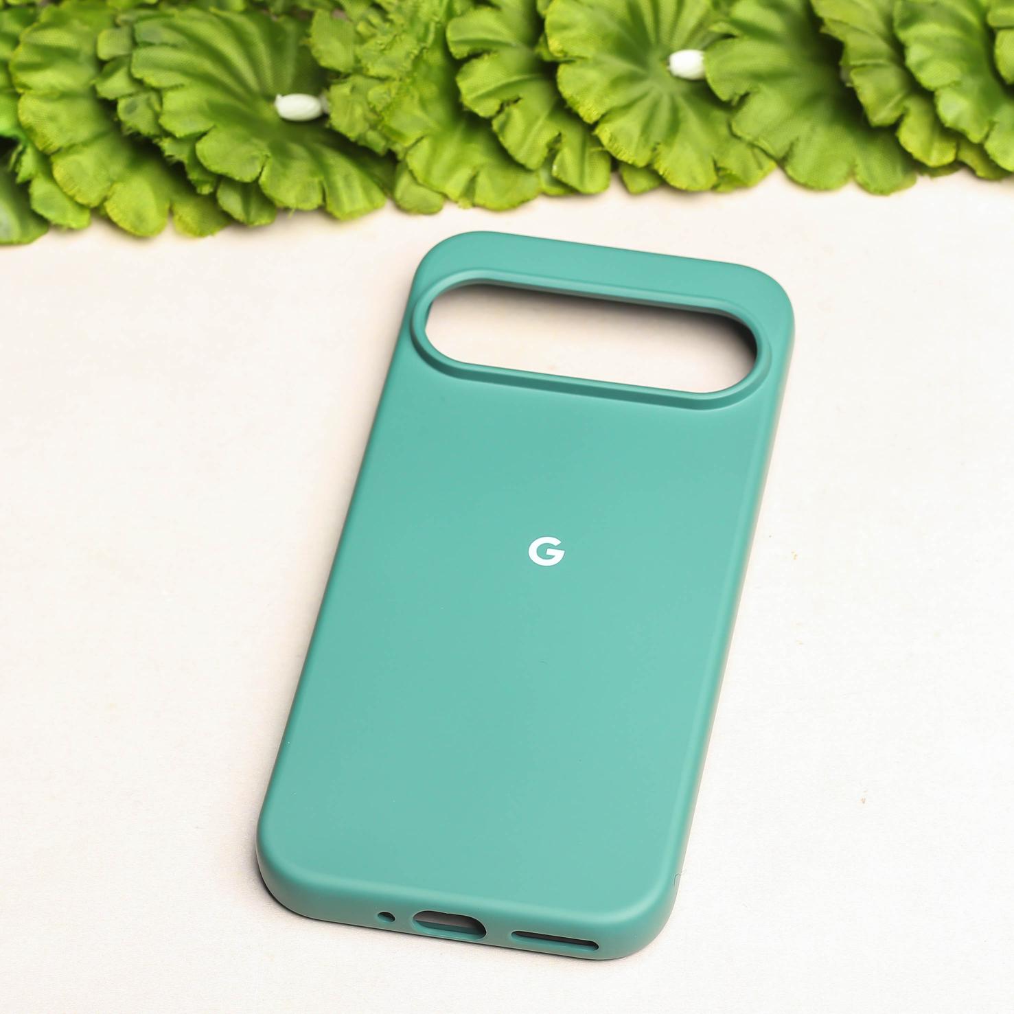 Green Original Silicone case for Google Pixel 9