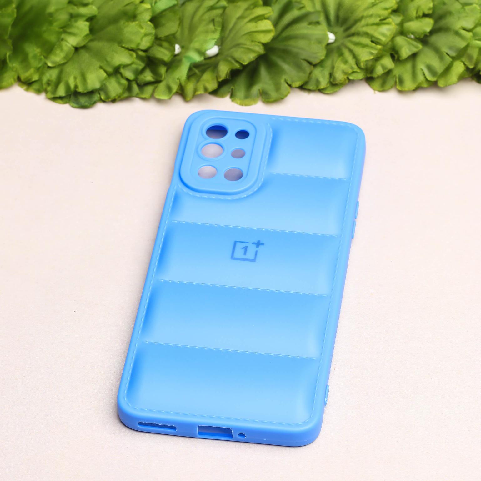Sky Blue Puffon silicone case for Oneplus 9R