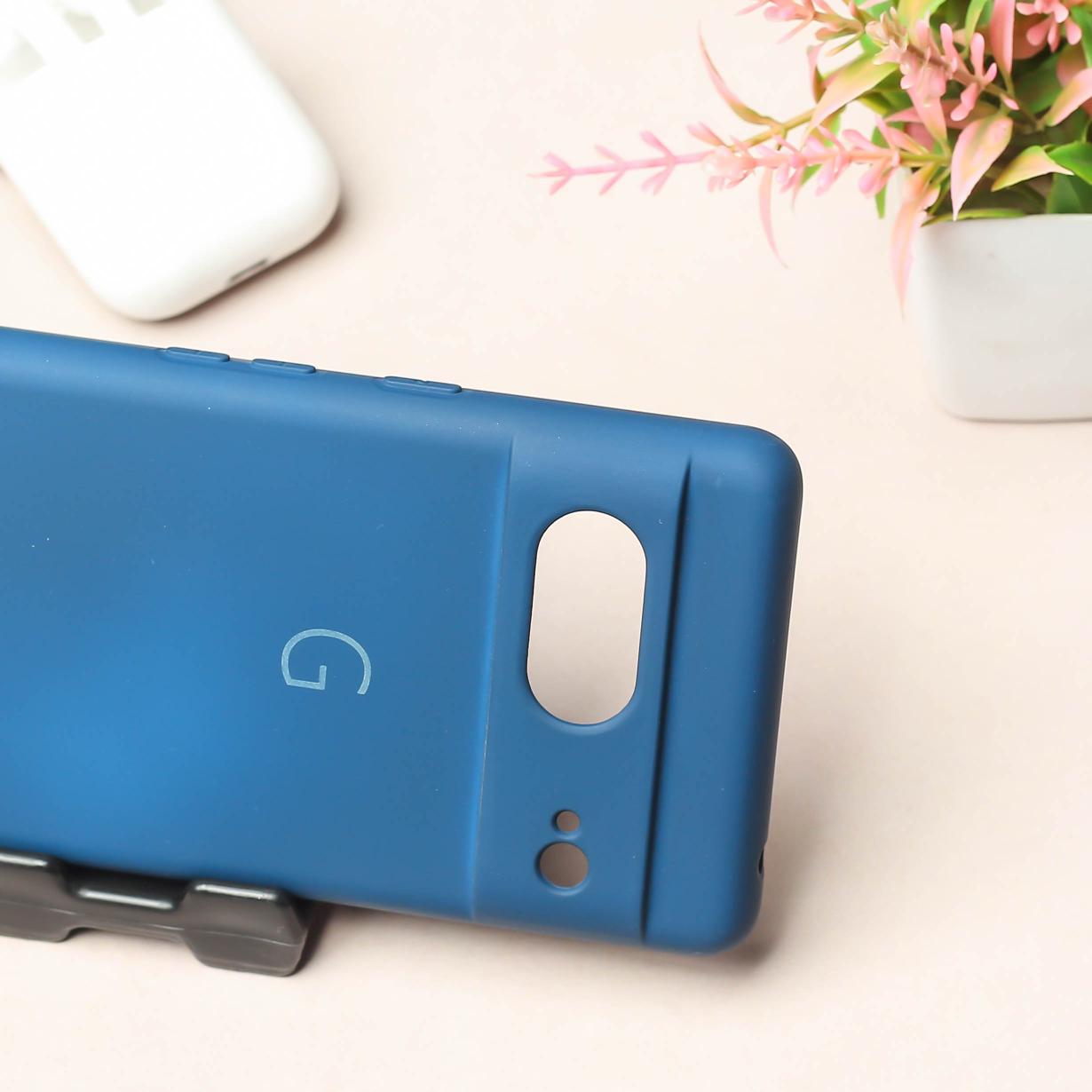 Blue Camera Original Silicone case for Google Pixel 7