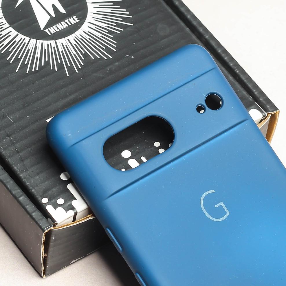 Blue Camera Original Silicone case for Google Pixel 7