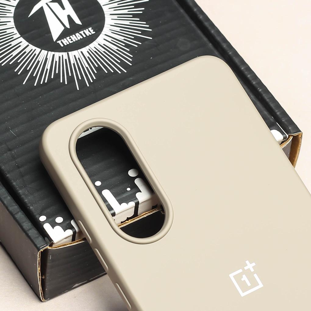 Brown Original Silicone Case for Oneplus Nord CE 4 Lite 5G