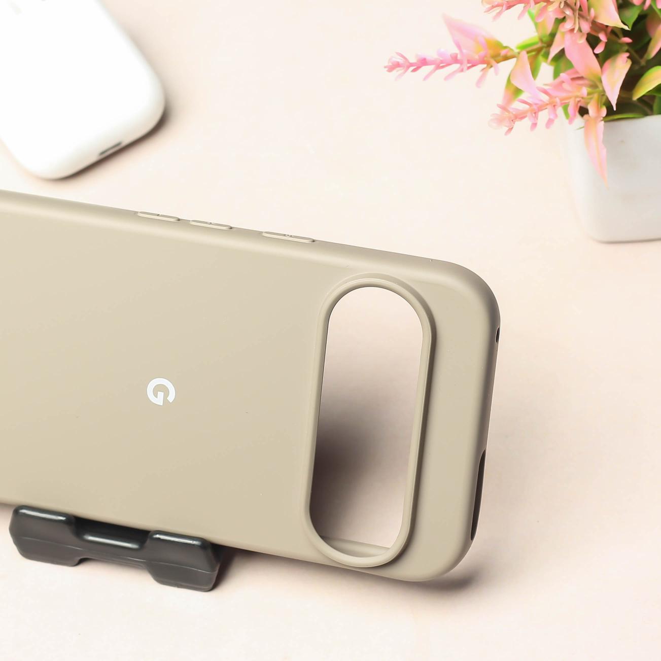 Brown Original Silicone case for Google Pixel 9