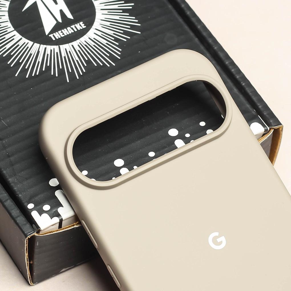 Brown Original Silicone case for Google Pixel 9