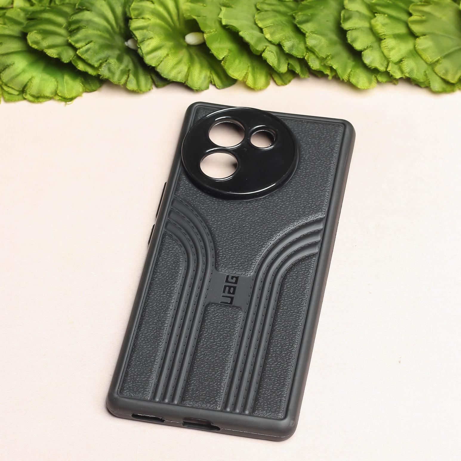 Black UAG RidgeLine Silicone Case for Vivo V30e