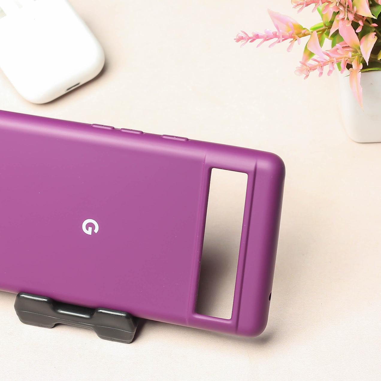 Dark Purple Original Silicone case for Google Pixel 6A