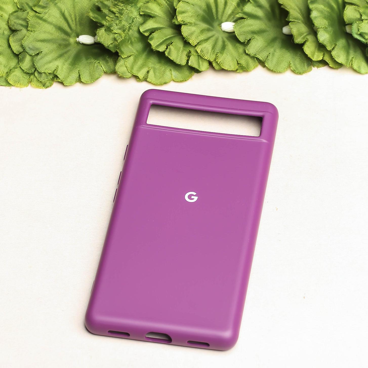 Dark Purple Original Silicone case for Google Pixel 6A
