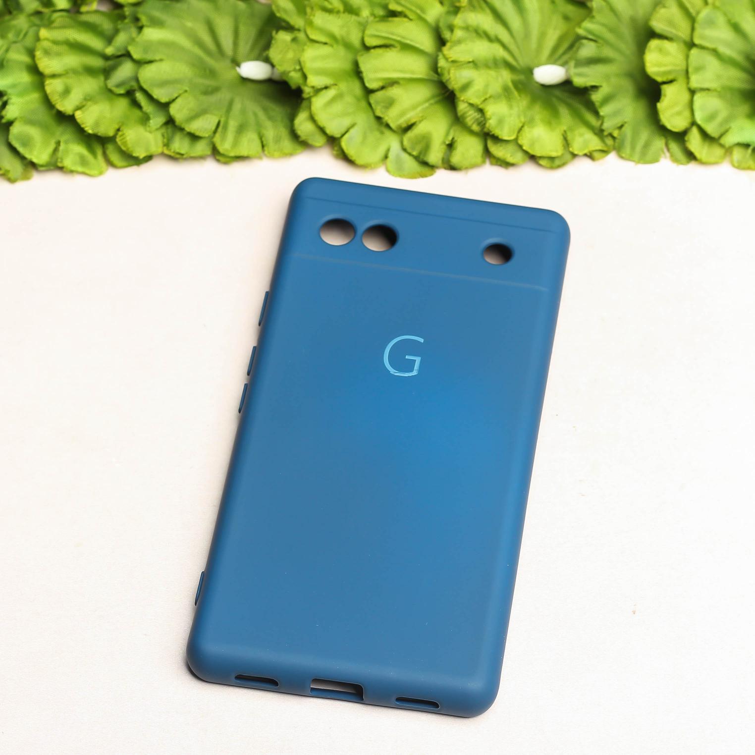 Blue Camera Original Silicone case for Google Pixel 6A