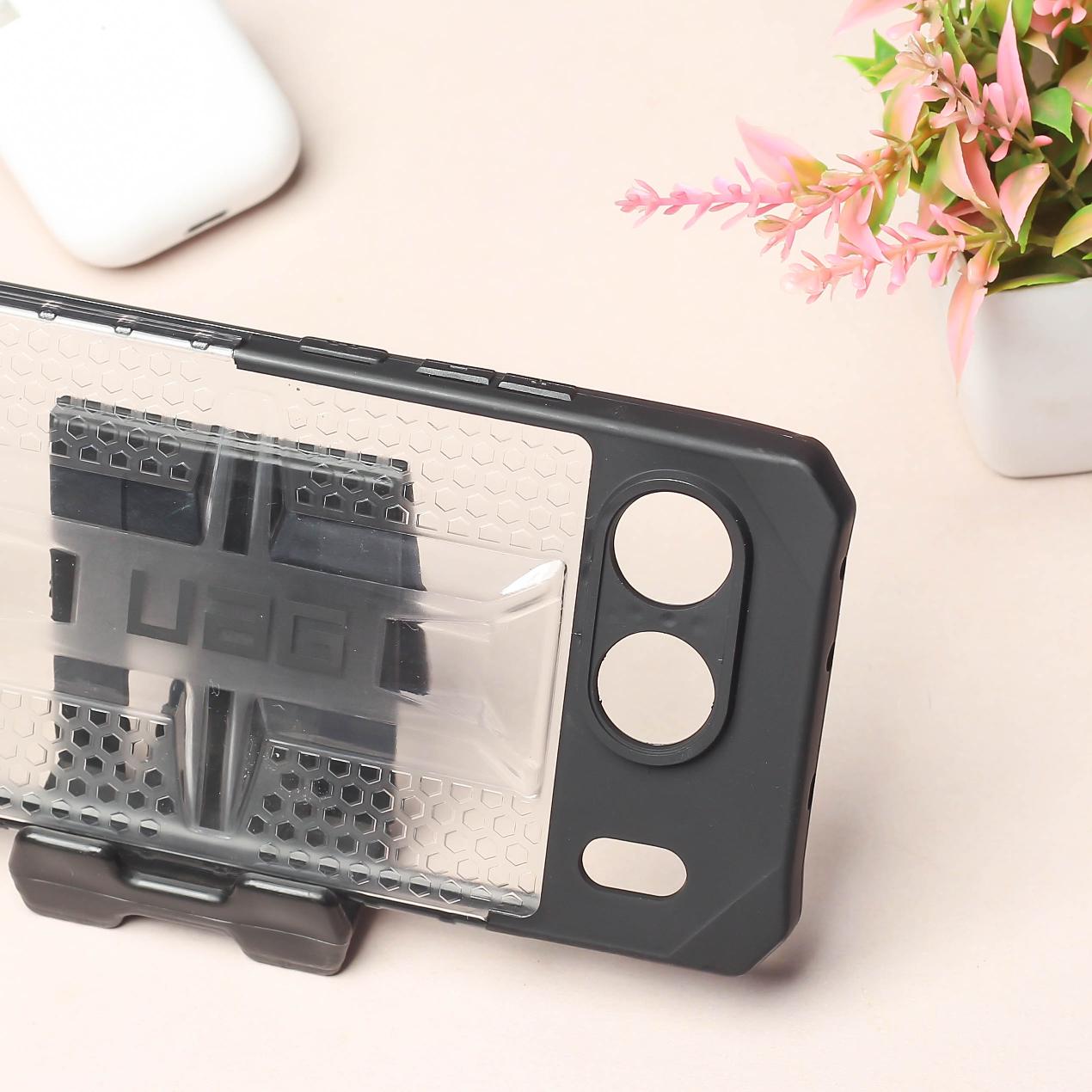 Black UAG Transparent Case for Oneplus Nord 4