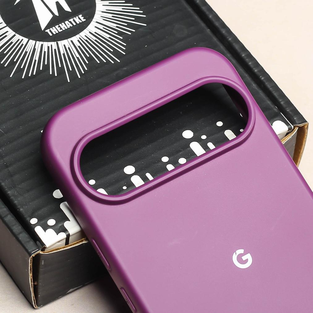 Dark Purple Original Silicone case for Google Pixel 9