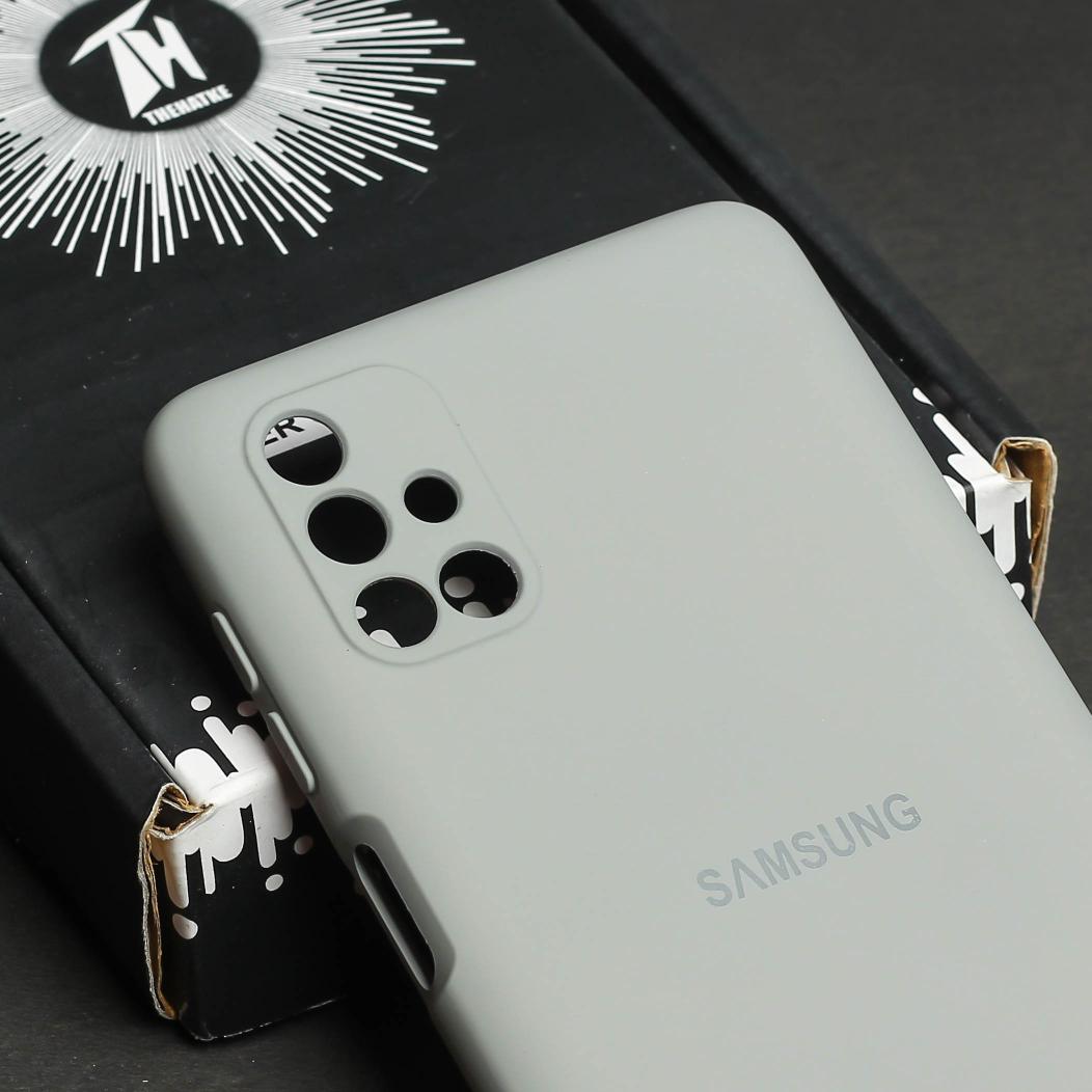 Grey Camera Original Silicone Case for Samsung A51