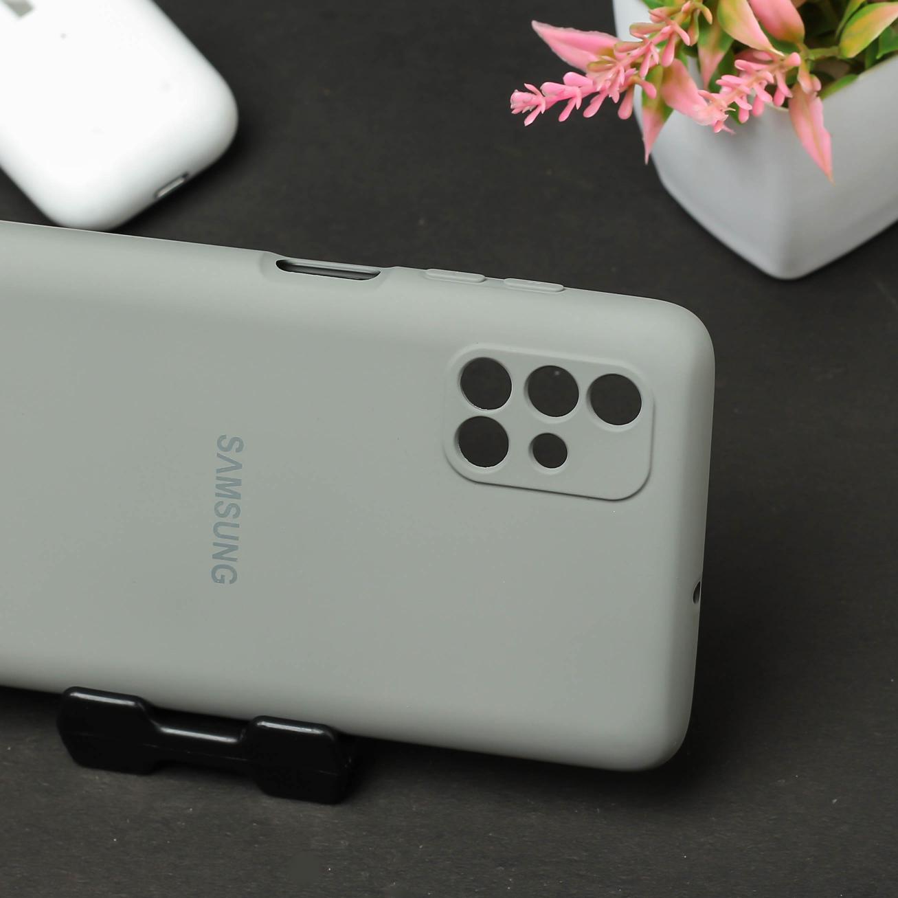 Grey Camera Original Silicone Case for Samsung A51