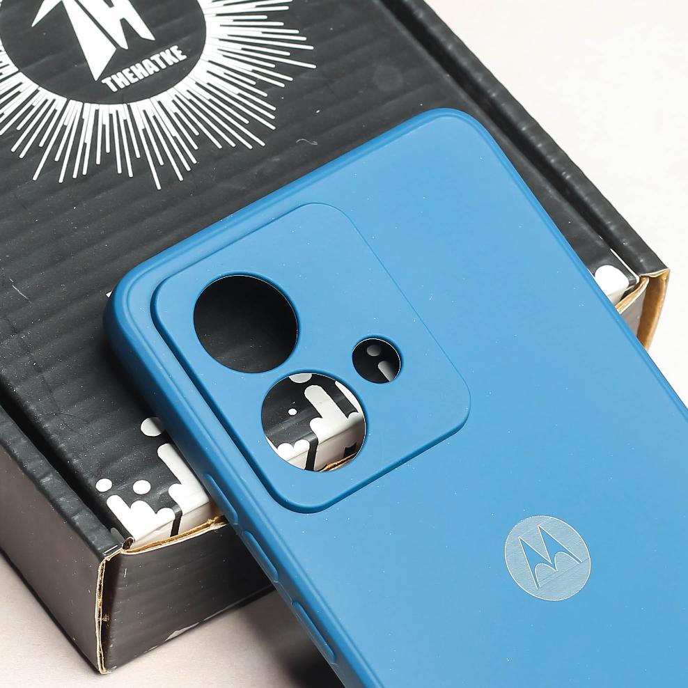 Blue Camera Original Silicone case for Motorola G84